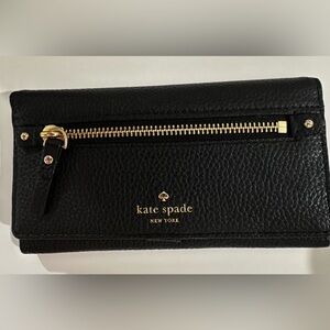 Kate Spade Black Leather Wallet